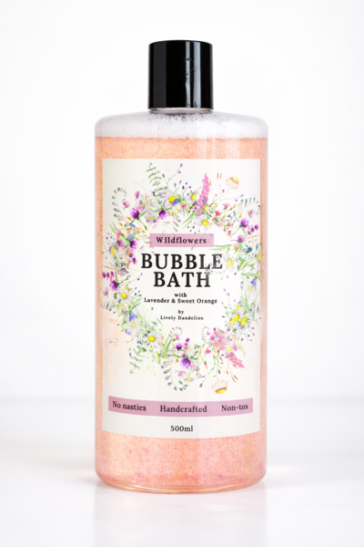 Wildflowers Bubble Bath Lavender & Sweet Orange 500ml