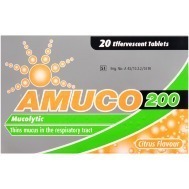 AMUCO 200MG  EFFERVESCENT TABLETS - 20