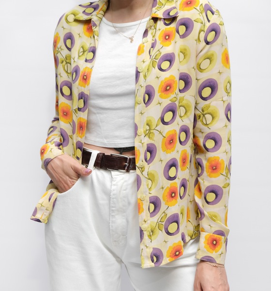Printed Silk Shirt