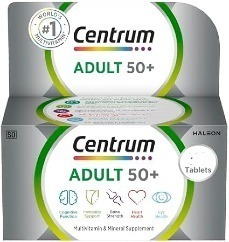 CENTRUM ADULT 50+ TABLETS - 60