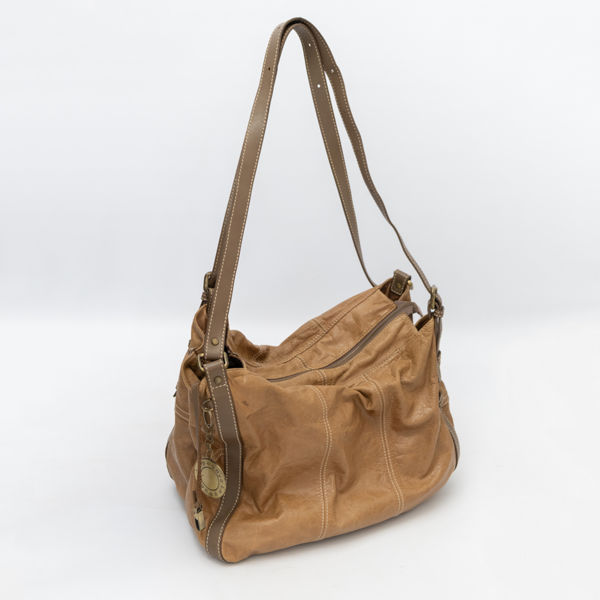 La Pagayo Leather Shoulder Bag Large