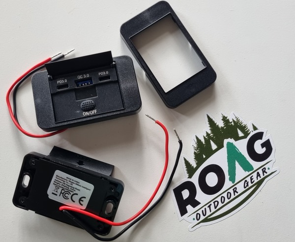 12V USB Charger Panel with 36W PD Type-C & 18W QC3.0