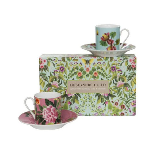 DESIGNERS GUILD – Ikebana Espresso Cup & Saucer Set of 2
