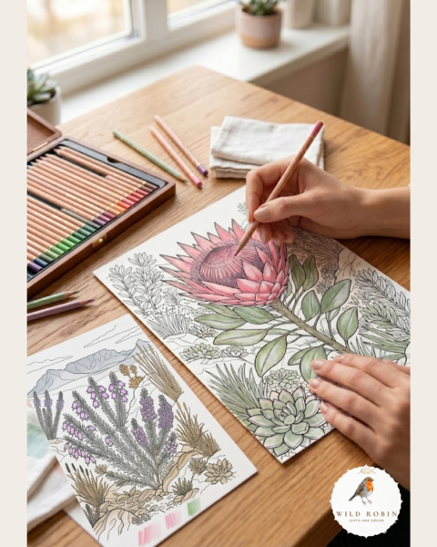 Fynbos Coloring Book (digital download)