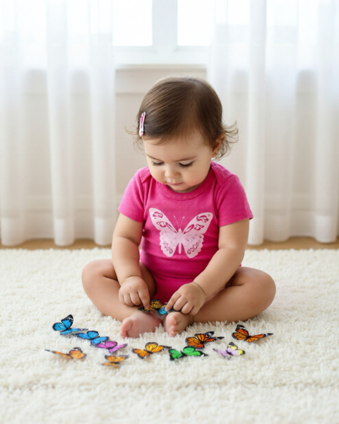 Pink Butterfly Onesie