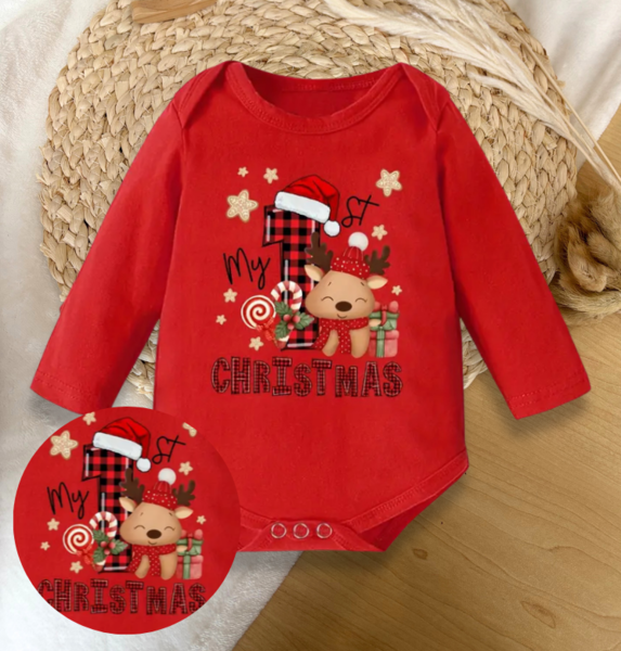 First Christmas Onesie 3-6 months
