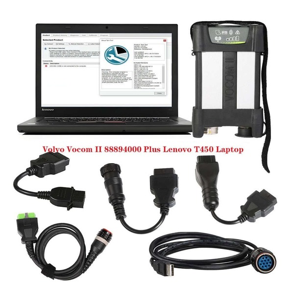 Volvo VOCOM II 88894000 with Core i5 Laptop - Heavy Duty Truck Diagnostic Tool For Volvo/Renault/UD/Mack