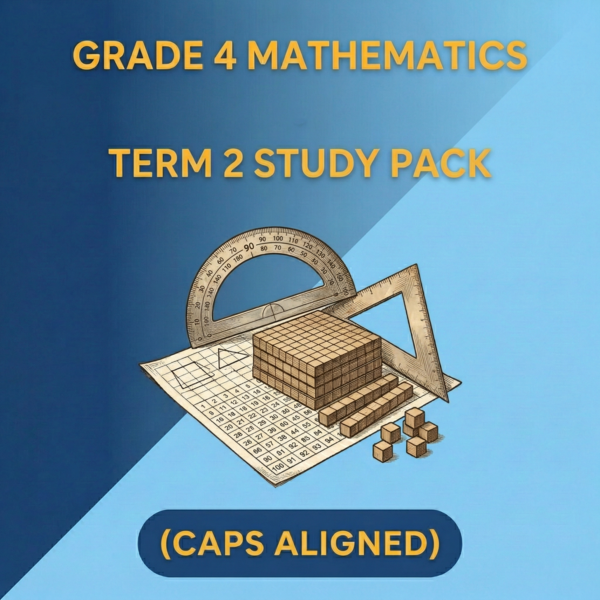 Grade 4 Mathematics Term 2 Study Pack (CAPS Aligned)