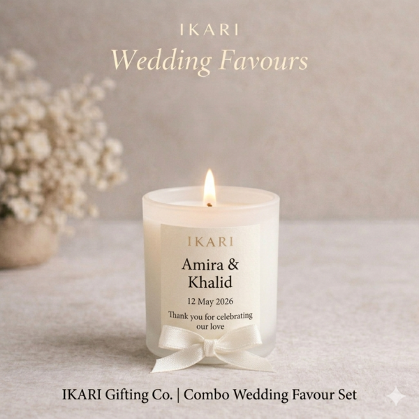 Personalised Event Favour Scented Candle – 50ml