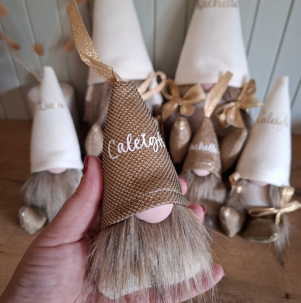 Gold & Cream Tree Decor