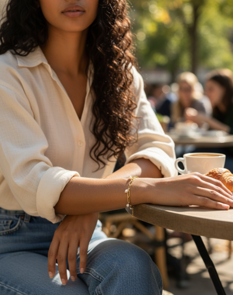 Solaro Pearl Bracelet
