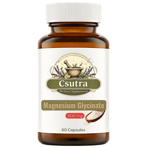 Magnesium Glycinate (800mg) - 60 Capsules