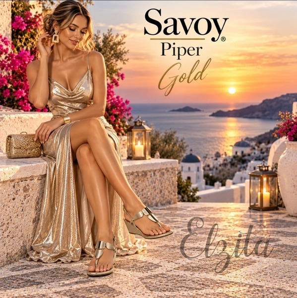 Savoy - Piper - Gold (Size 5, 6, 7, 8 )