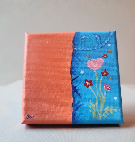 Embroidered front pocket