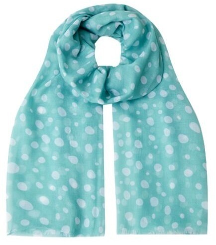 Scarf, Spots – Turquoise