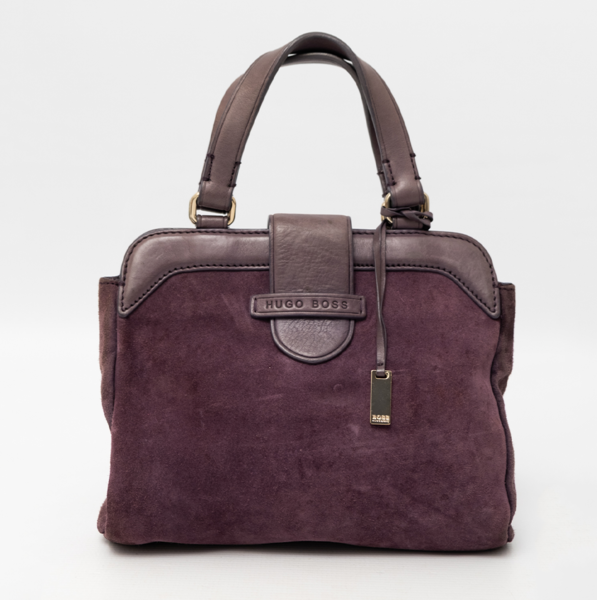 HUGO BOSS Vintage Suede Handbag