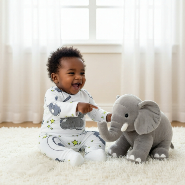 Grey Elephant Onesie