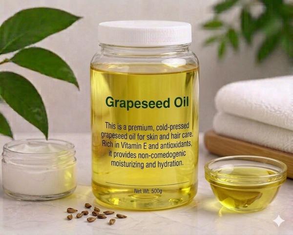 Grape Seed Oil – cold pressed