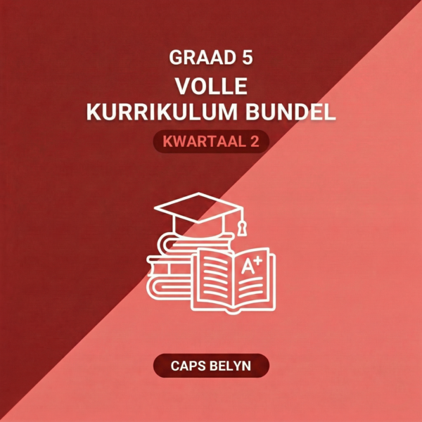 Graad 5 Volle Kurrikulum Bundel Kwartaal 2 (CAPS Belyn)