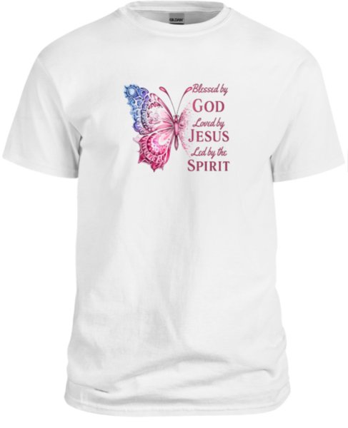 Believe in possibilities white t-shirt Butterfly