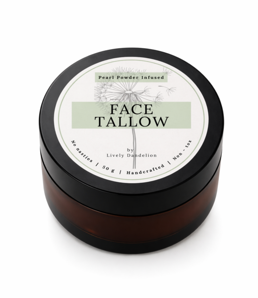 Pearl Powder infused Face Tallow 50g