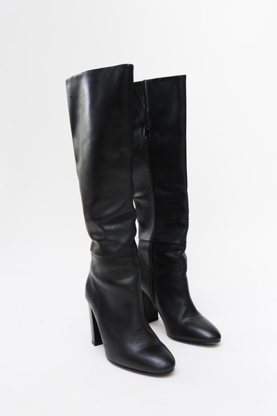 Leather Knee High Boots