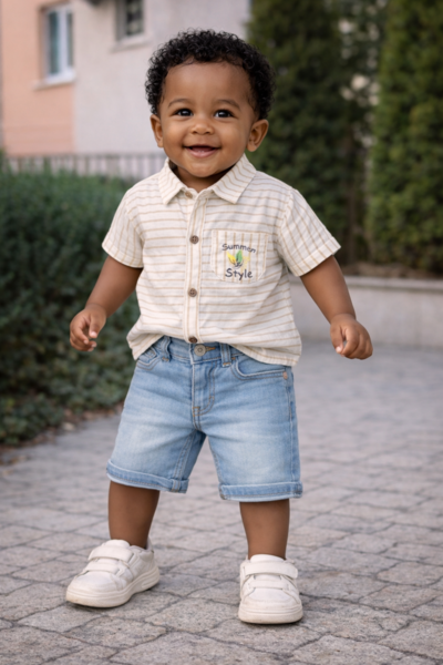 Sunny Days Summer Style Trio Set - Beige