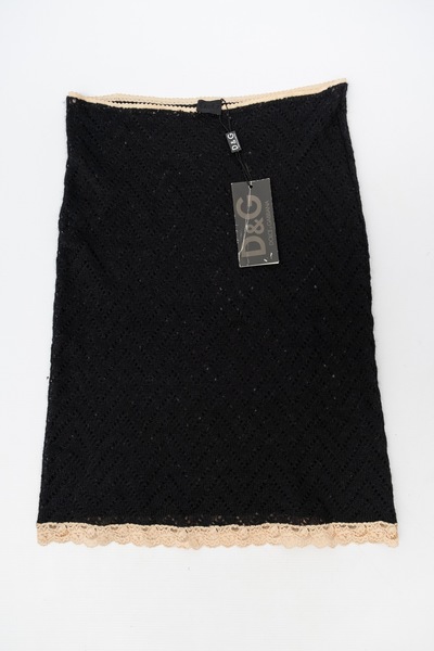 Dolce&Gabbana Vintage Knit Wool Skirt