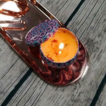 Soybean Wax Dried Flower Scented Candle