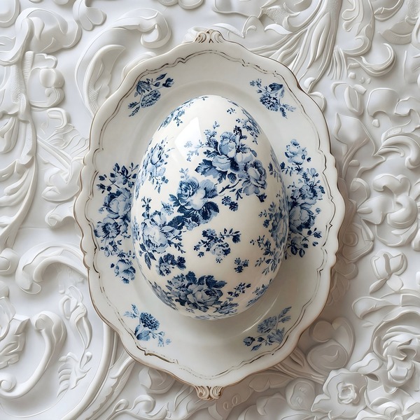 Delft Easter Egg Napkins (6)