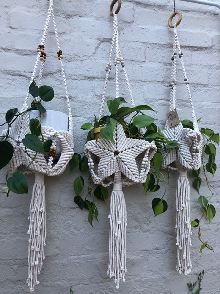 Macramé Starfish Plant Hanger