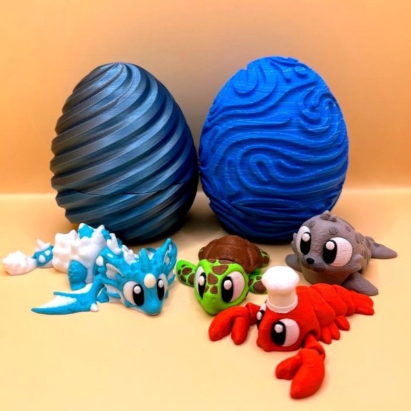 Sea Shell Dragon & Ocean Friends