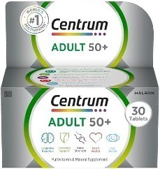CENTRUM ADULT 50+ TABLETS - 30
