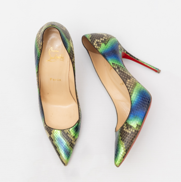 CHRISTIAN LOUBOUTIN Mermaid Python So Kate 120 Pump
