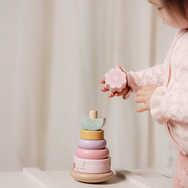 Little Dutch Wooden Rocking Ring Stacker - Fairy Garden