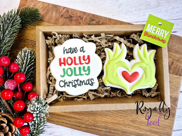 Grinch Heart Hands Gift Set