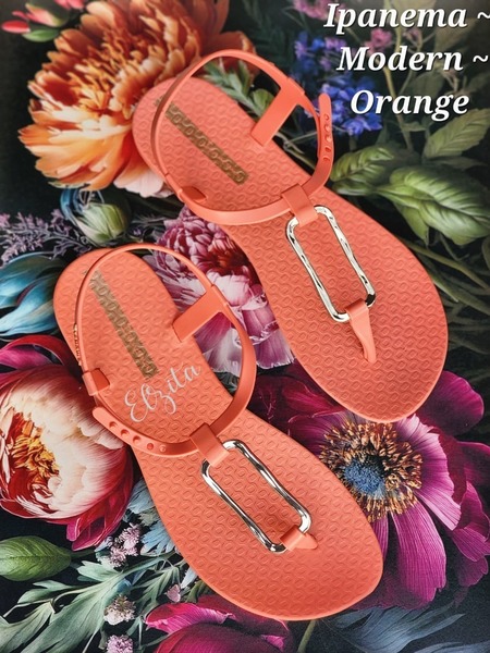 Ipanema - Modern - Orange (Size 7, 8, 9 )