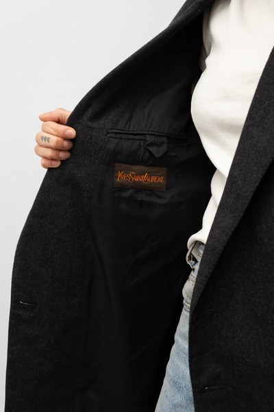 YvesSaintLaurent Pour Homme Classic Blazer Charcoal