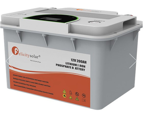 Felicity Solar FLA12100 12V 100Ah Lithium Battery