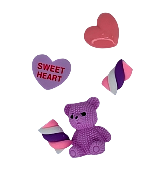 Charm combo: Teddy & Sweets combo (5 Pieces)