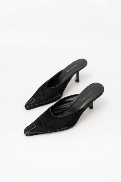 Genuine Suede Mules