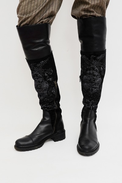 Over The Knee Genuine Leather Boots