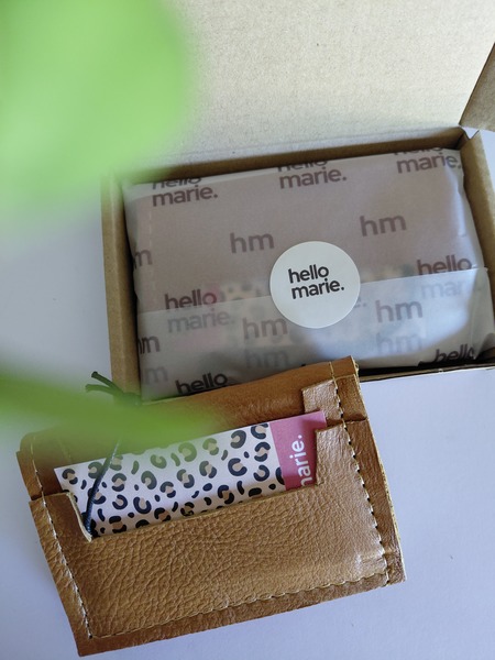 Hello Marie Genuine Leather Cardholder