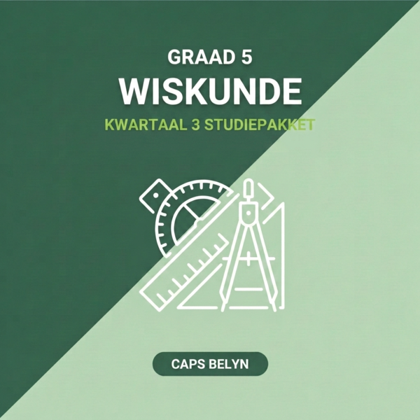 Graad 5 Wiskunde Kwartaal 3 (CAPS Belyn)