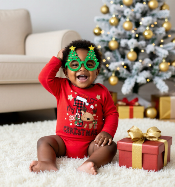 First Christmas Onesie 3-6 months