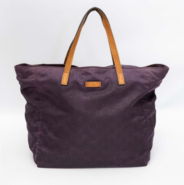 GUCCI Pre-Owned Guccissima Nylon Shopper Tote