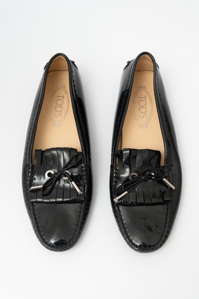 Tods Patent Leather Moccasins