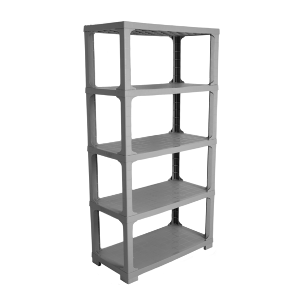 5 Tier Grey Shelving
