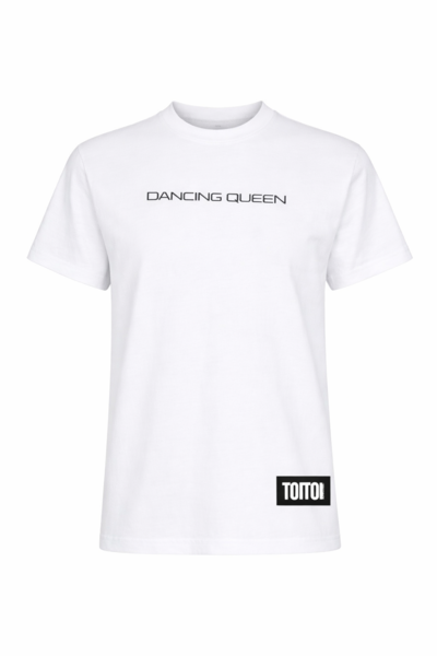 White Dancing Queen Tee