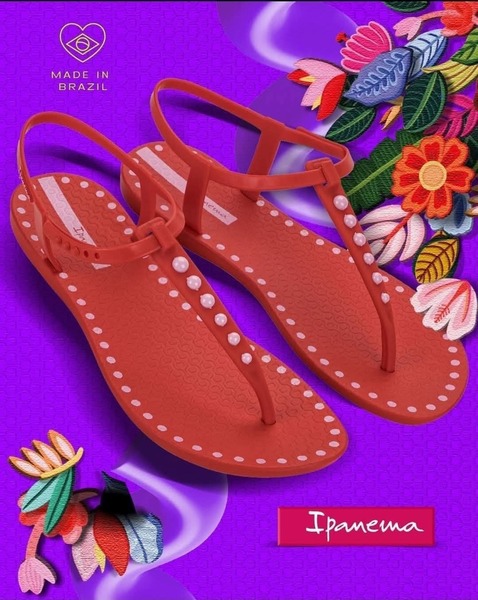 Ipanema - Dots - Red (Sizes 3, 4, 6, 7, 8)